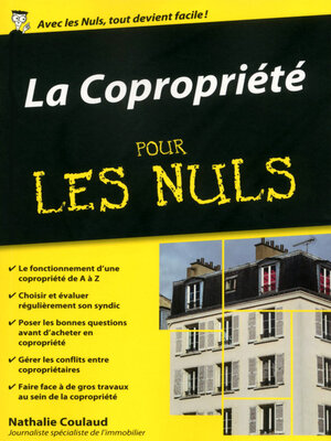 cover image of La Copropriété Poche Pour les Nuls